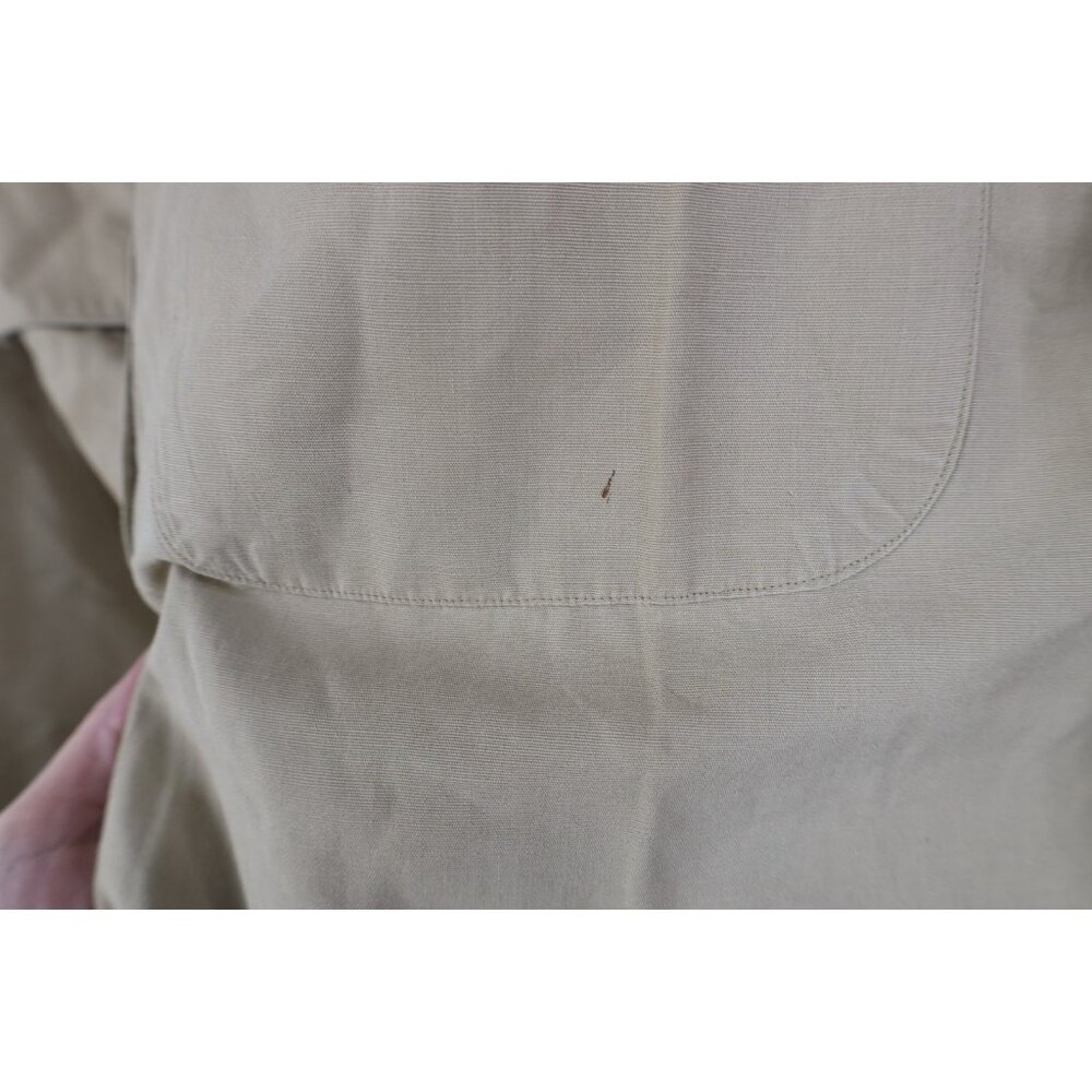 Vtg 40s 50s Elbeco Poplin Mens 15.5 Military Styl… - image 8